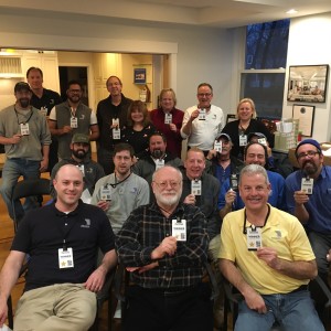 Feinmann staff with award badges